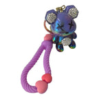 Bear With Diamanté snd heart detail Keychain