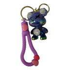 Bear With Diamanté snd heart detail Keychain