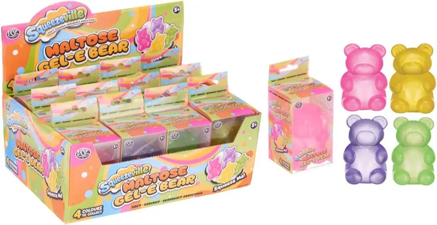 Squeezeville Maltose Gel E-Bear Squishy Sensory Toy