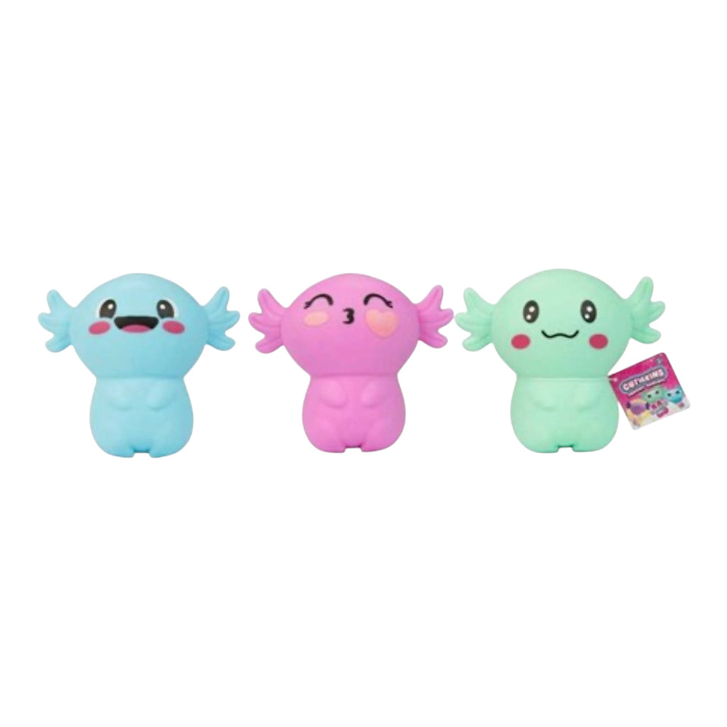 Cutiekins Squishy Axolotl - 3 Colours To Collect