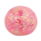 Alphabet Glitter Squishy Ball