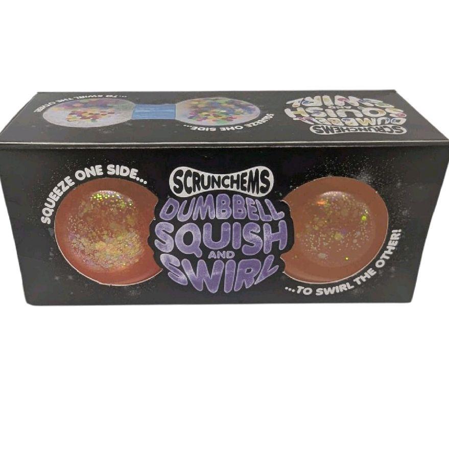 1 PC Scrunchems Squish and Swirl Dumbell Fidget Toy