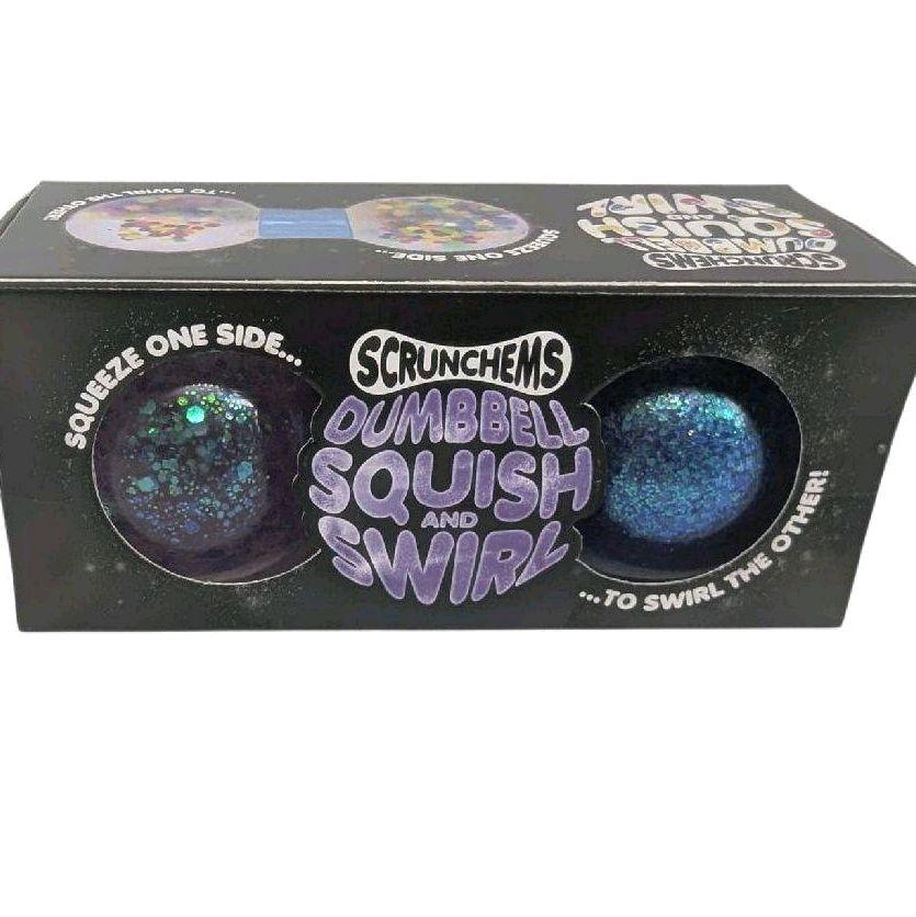 1 PC Scrunchems Squish and Swirl Dumbell Fidget Toy