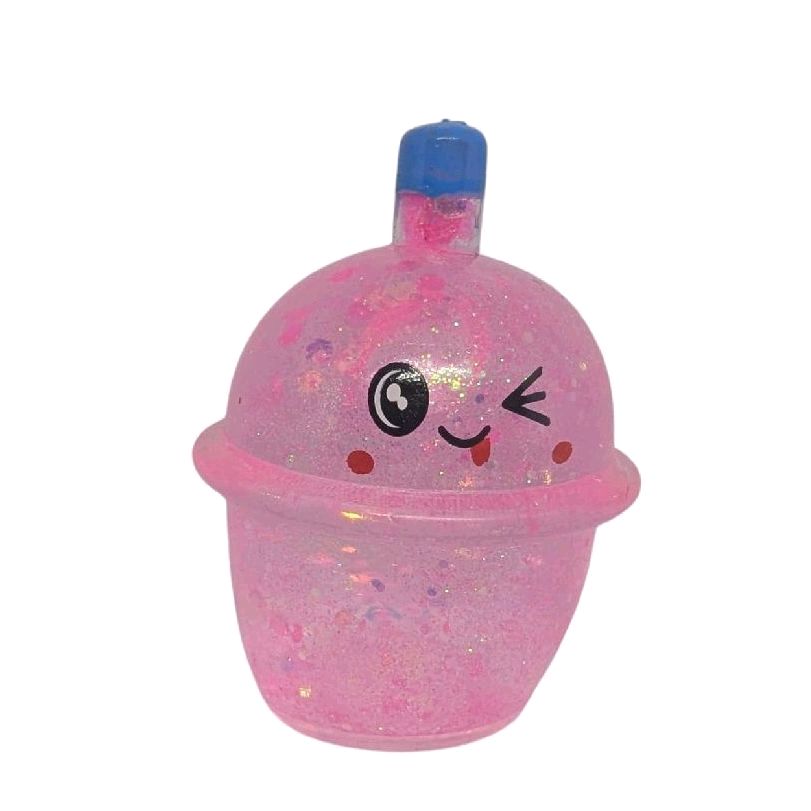 1 PC Sugar Glitter Bubble Tea Squishy