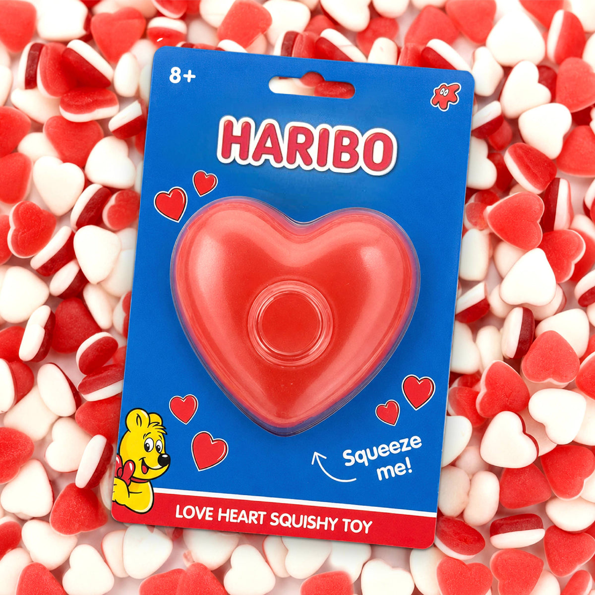 HARIBO Love Heart Squishy Toy | Maltose-Filled Squishiez Coming Soon…