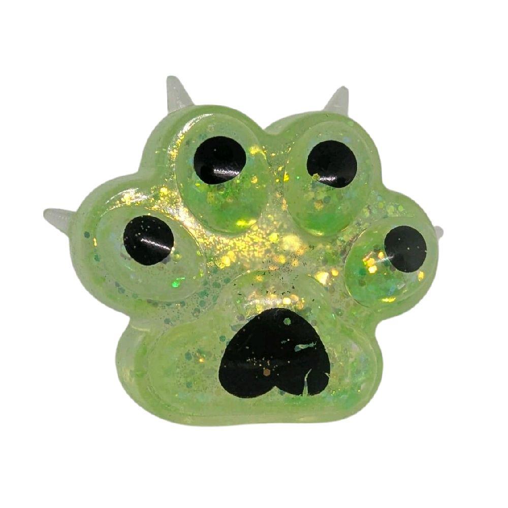 Sugar Squishy Glitter Paw Fidget Toy