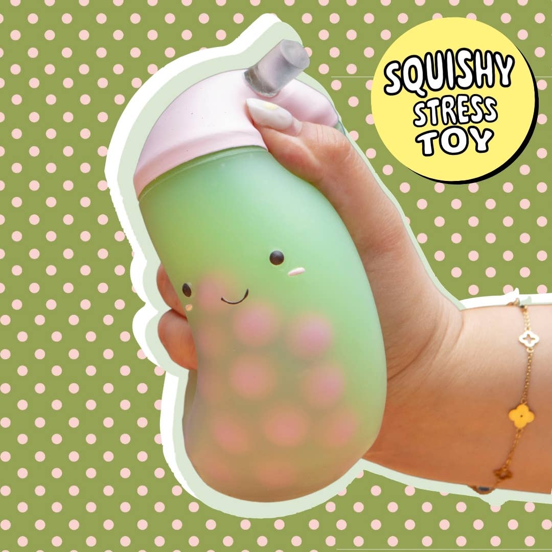 Matcha Squishy Toy, Novelty Fidget Stress Toy