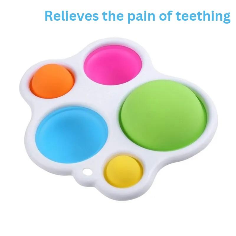 Bubble Fidget Montessory Toy, Random Colour
