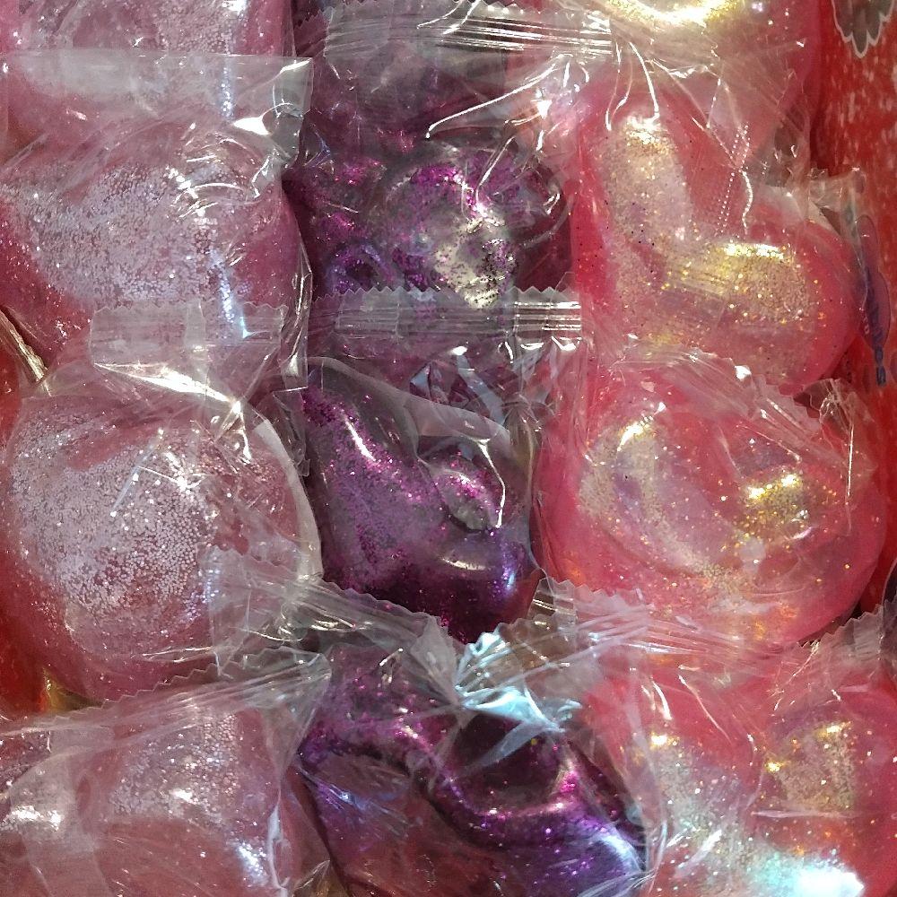 1PC Sugar Glitter Heart Squishy