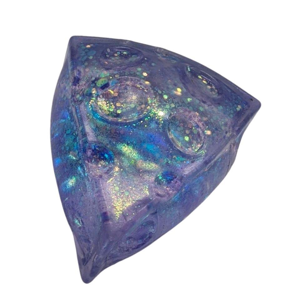1 PC Sugar Cheese Glitter Squishy