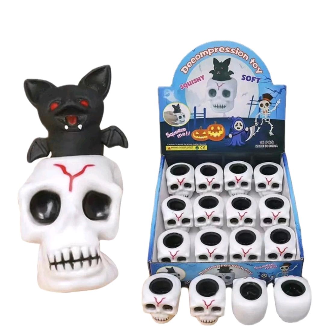 Skull Bone Pop Up Squishy Stress Relief