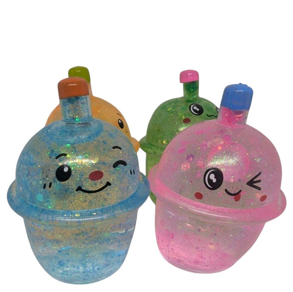 1 PC Sugar Glitter Bubble Tea Squishy