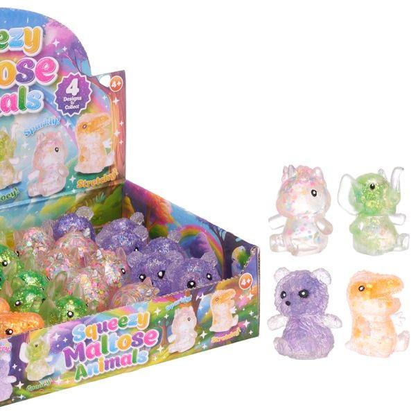 Squeeze Sugar Maltose Animal Fidget Toy, Assorted