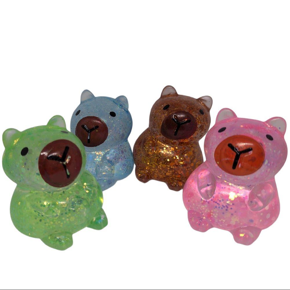 1PC Sugar Glitter Squishy Capybara