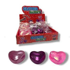 1PC Sugar Glitter Heart Squishy