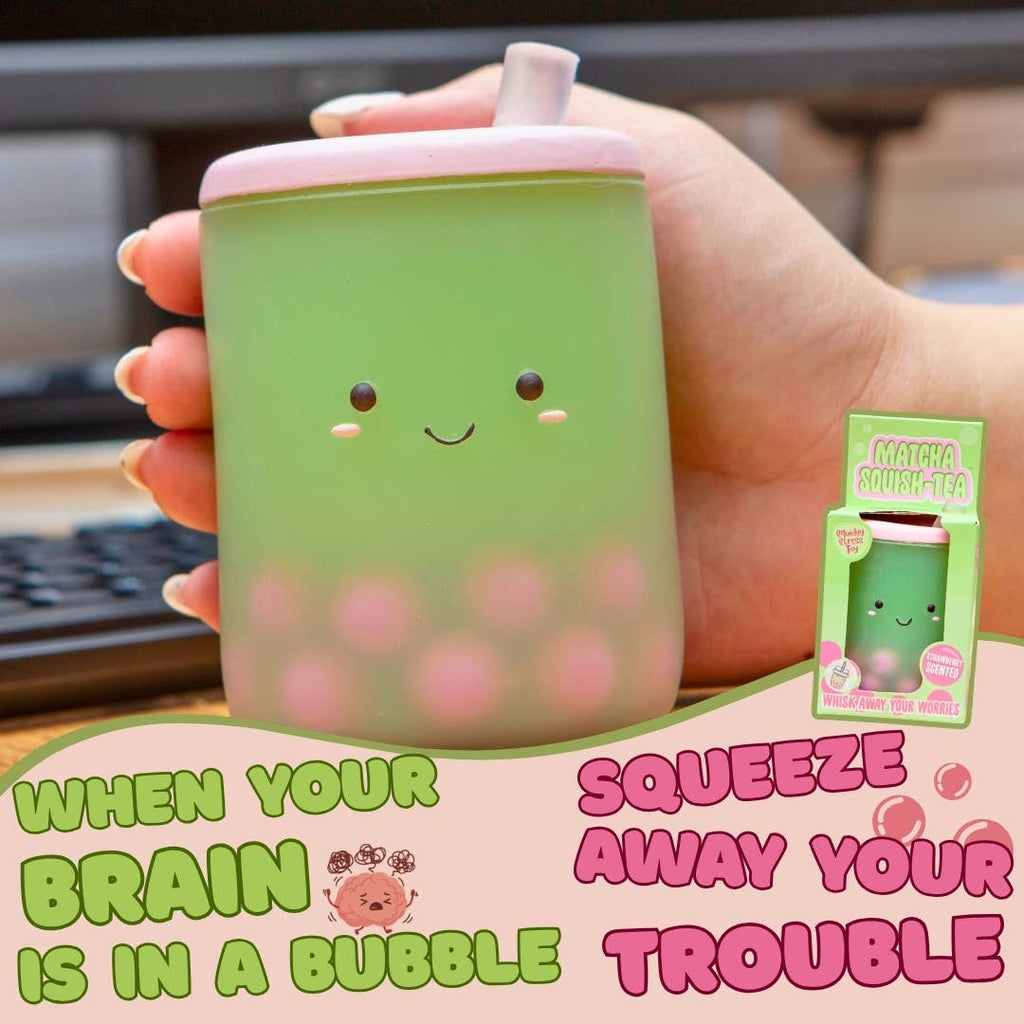 Matcha Squishy Toy, Novelty Fidget Stress Toy