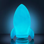 Colour Changing Rocket Night Light - White Space Theme Lamp for Night time Lighting