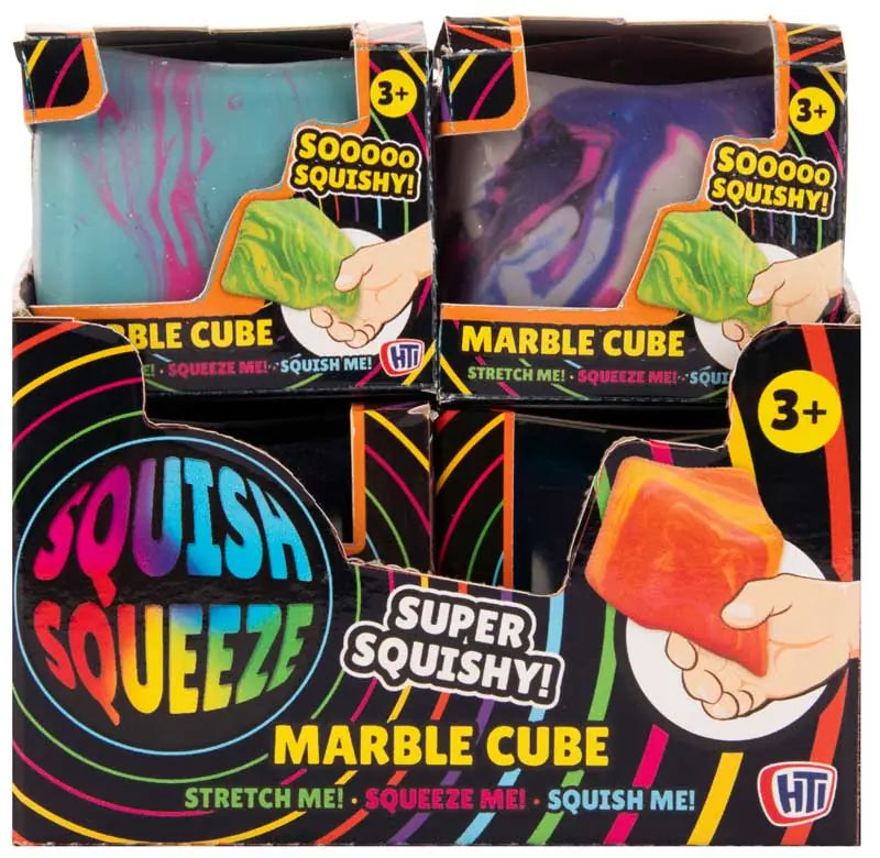 Squish-Squeeze Marble Cube
