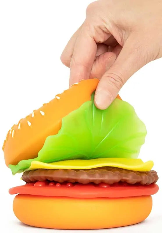 Peel and Stack Burger Fidget Toy