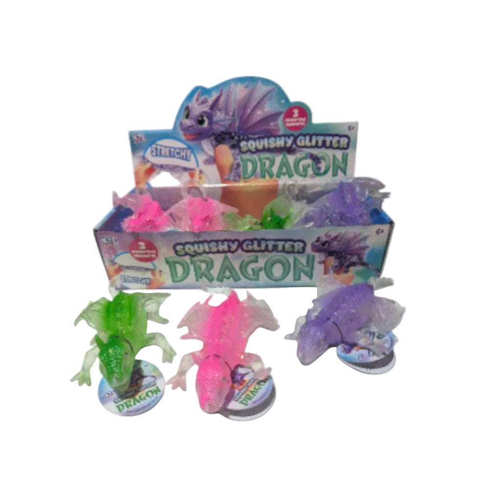 1 PC Glitter Sugar Squishy Dragon