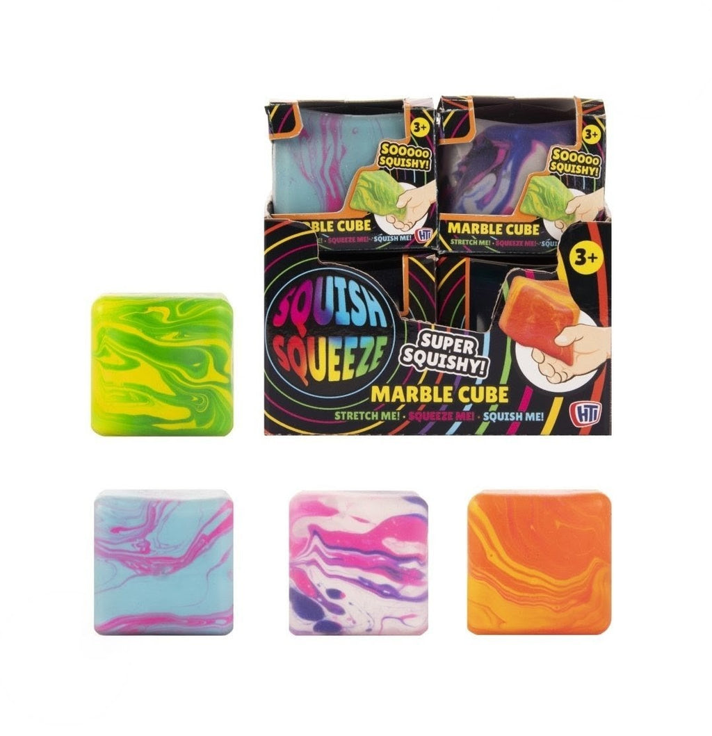Squish-Squeeze Marble Cube