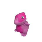 Dinosaur Squeeze Toy - 6 Assorted Designs in Pastel Blue Pink Yellow