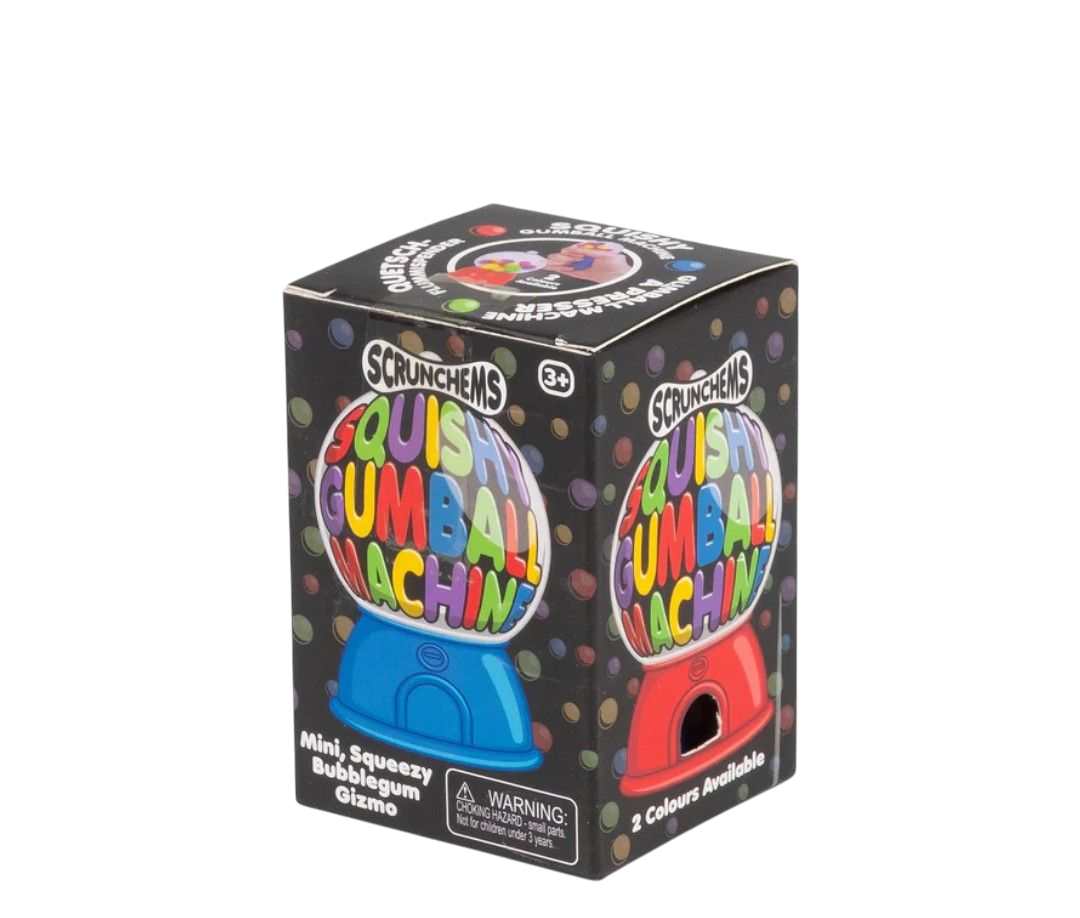 Gumball Squishy Fidget Toy - Red & Blue Options Available