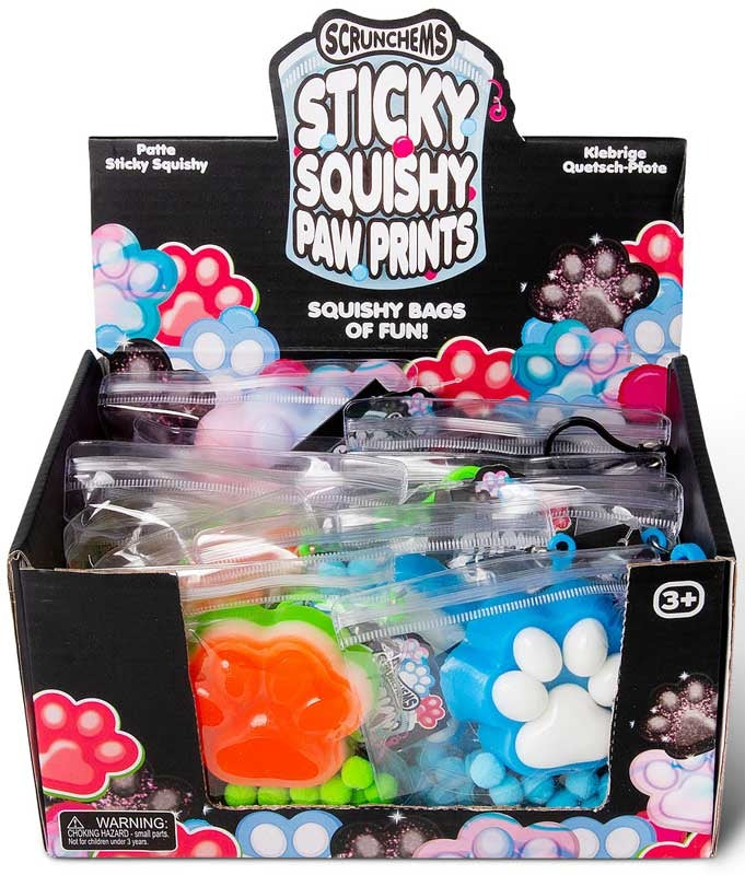 Sticky Paw Print Squishy - Super Sticky & Endlessly Satisfying