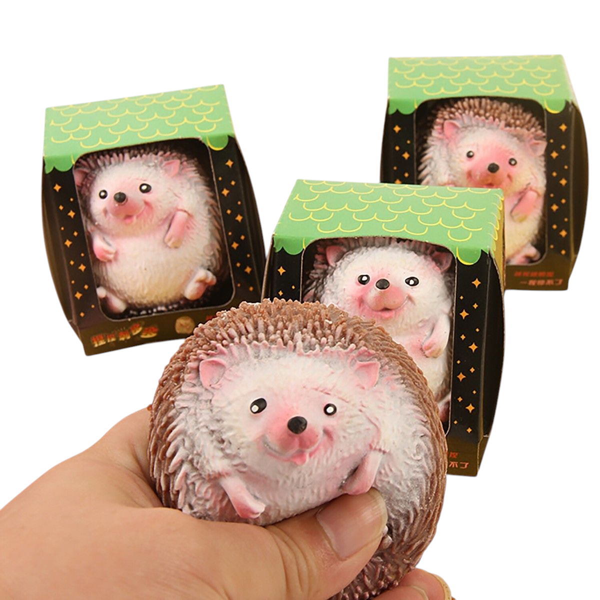 Hedgehog Squishy Fidget Toy - Pinch the Hedgehog Like a Ball