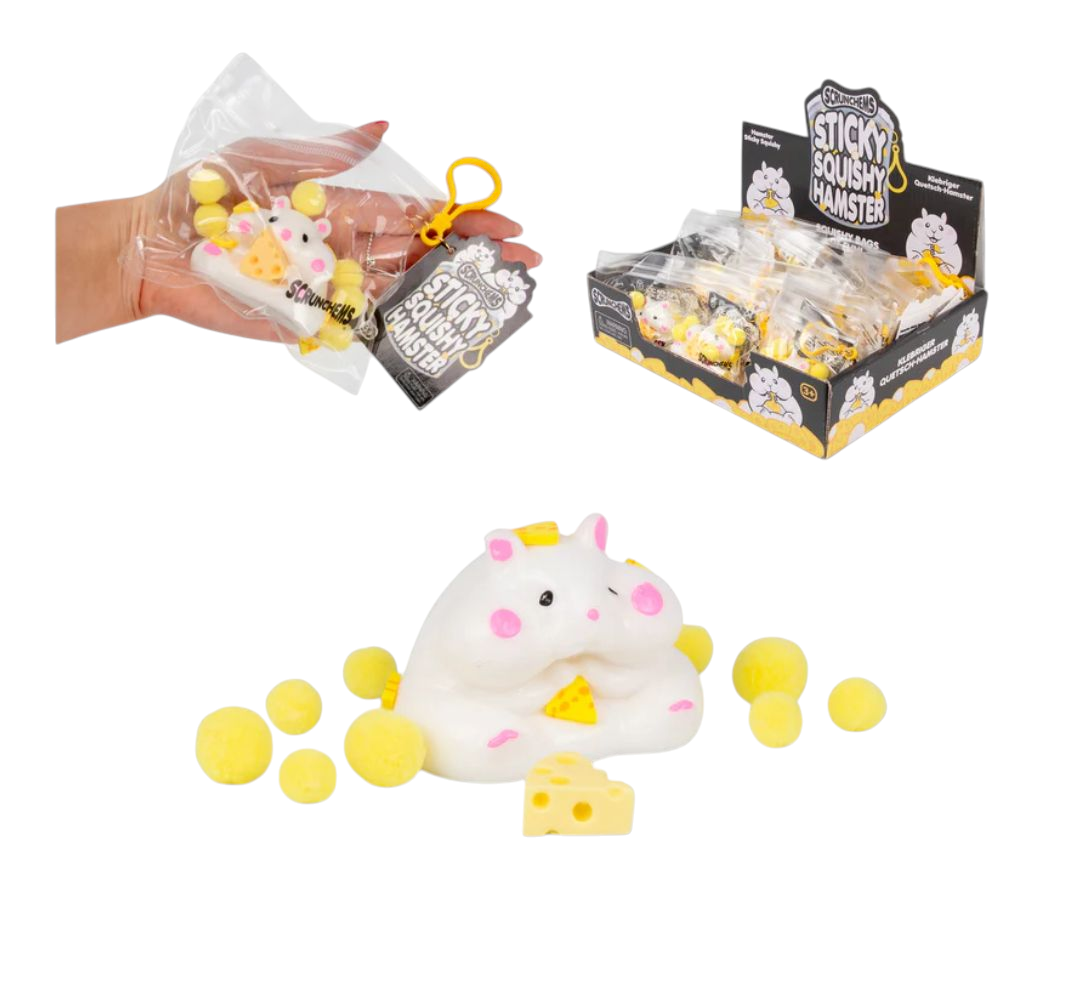 Sticky Hamster Squishy - Super Sticky & Satisfying