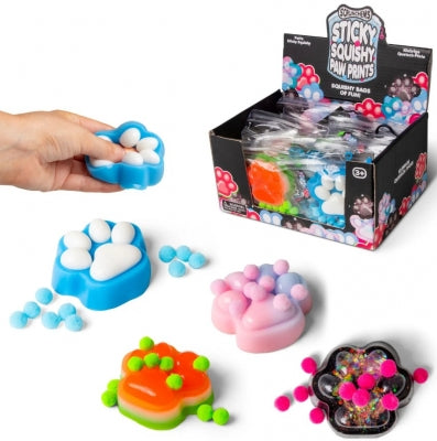 Sticky Paw Print Squishy - Super Sticky & Endlessly Satisfying