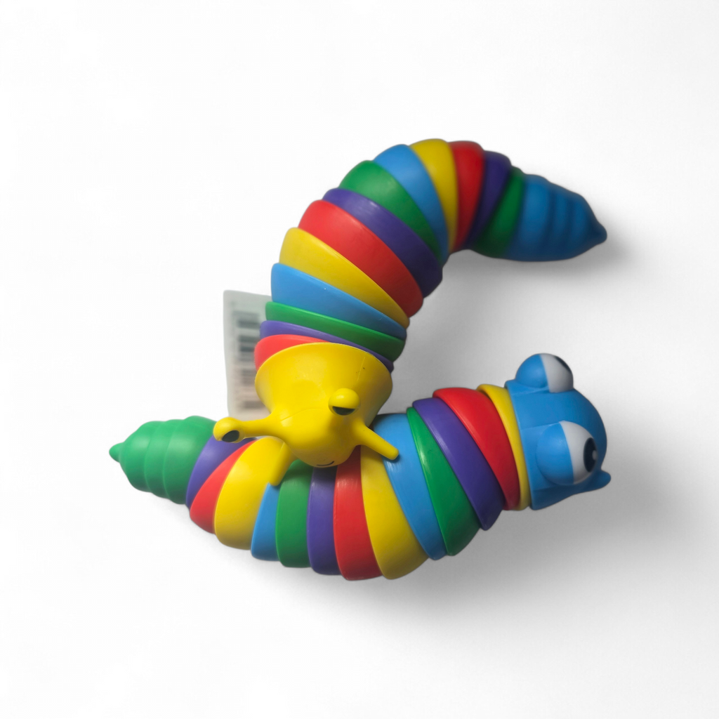 Articulated 3D Rainbow Caterpillar/Slug Toy