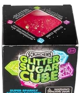 Sugar Glitter Cube Squishy Fidget Toy For Anxiety Relief