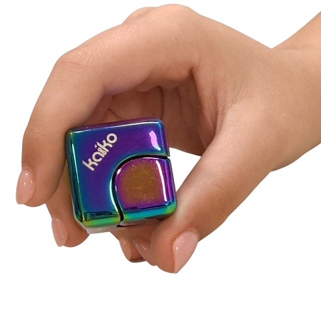 Kaiko Oil Slick Square Spinning Cube