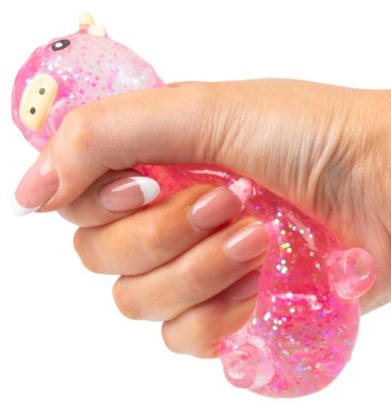 1 PC Highland Cow Glitter Sugar Squishy