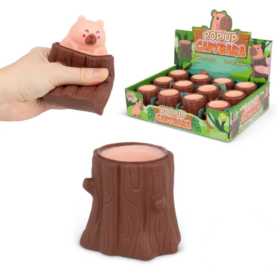 Pop Up Capybara Stress Relief Toy- Fun and Interactive