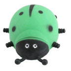 Ladybird Squishy Toy in 4 Assorted Colours - 9cm Size for On-The-Go Use