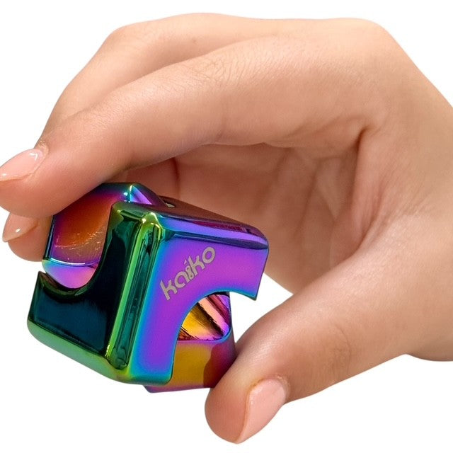 Kaiko Oil Slick Square Spinning Cube