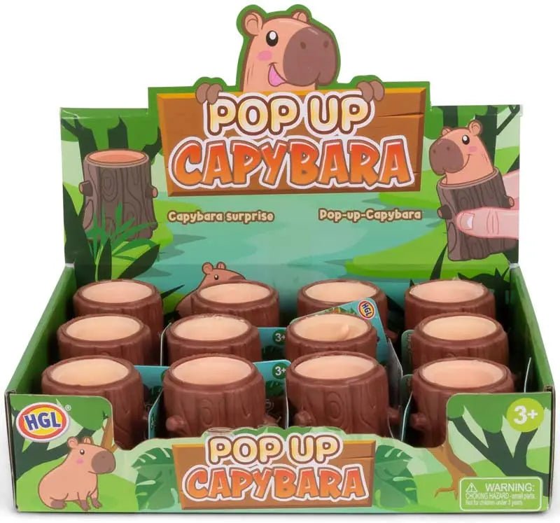Pop Up Capybara Stress Relief Toy- Fun and Interactive