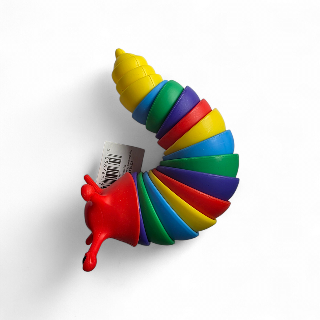 Articulated 3D Rainbow Caterpillar/Slug Toy