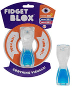 Fidget Blox Squeeze and Squish - Pink or Blue Sensory Fidget Toy with Soothing Visuals, Sound & Touch Effects Age 5+