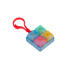 Fidget Glitter Keyboard Keychain