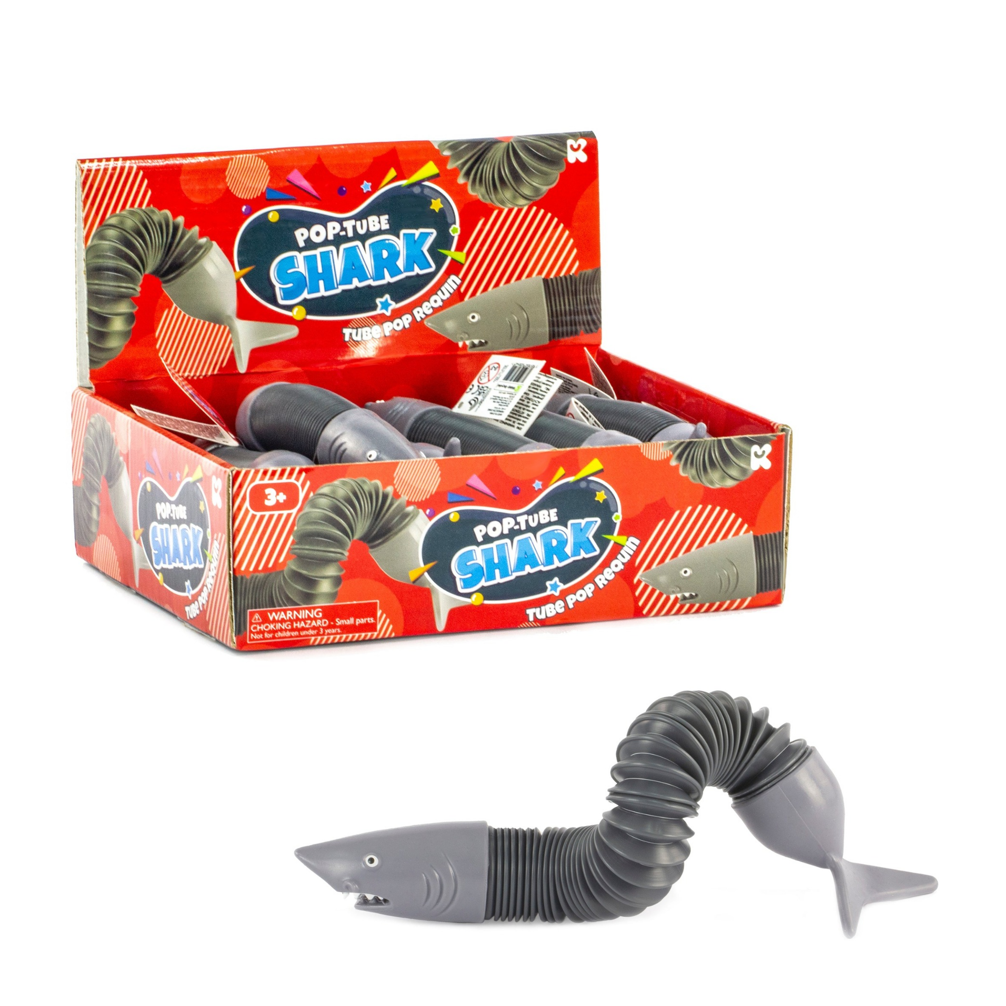 Shark Pop Tube Fidget Toy
