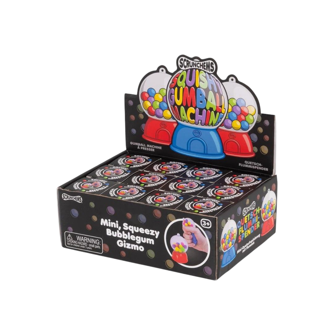 Gumball Squishy Fidget Toy - Red & Blue Options Available