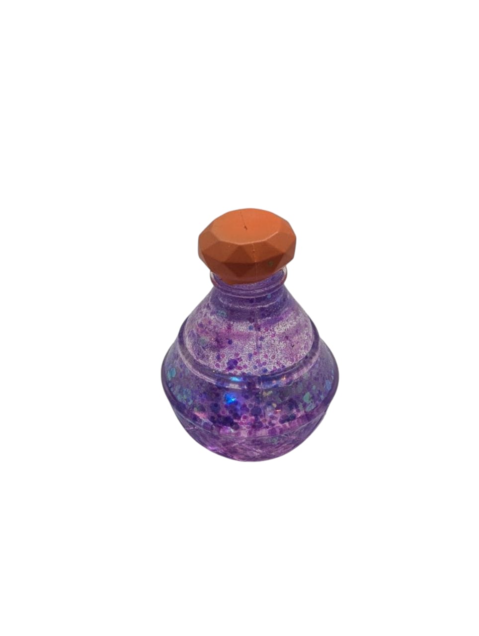 1 PC Sugar Perfume Bottle Glitter Squishy Fidget Toy for Stress Relief