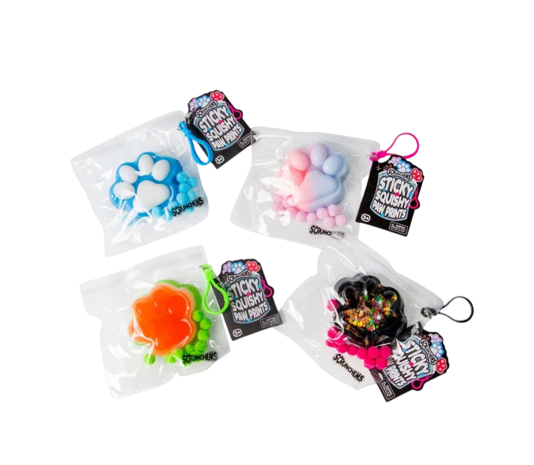 Sticky Paw Print Squishy - Super Sticky & Endlessly Satisfying
