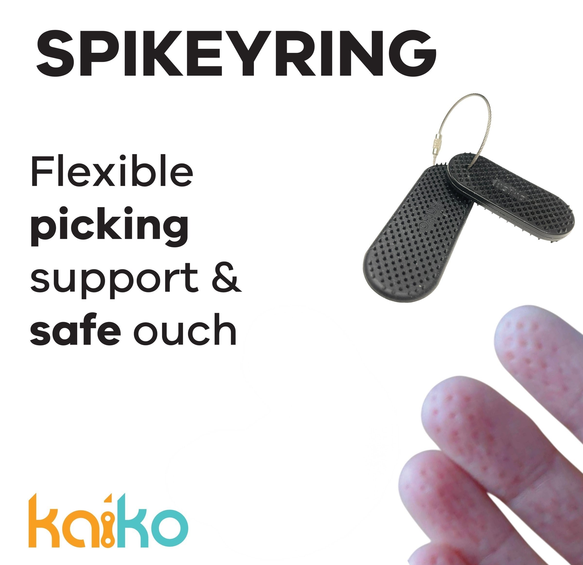Kaiko Spikey Ring with Dual Pads