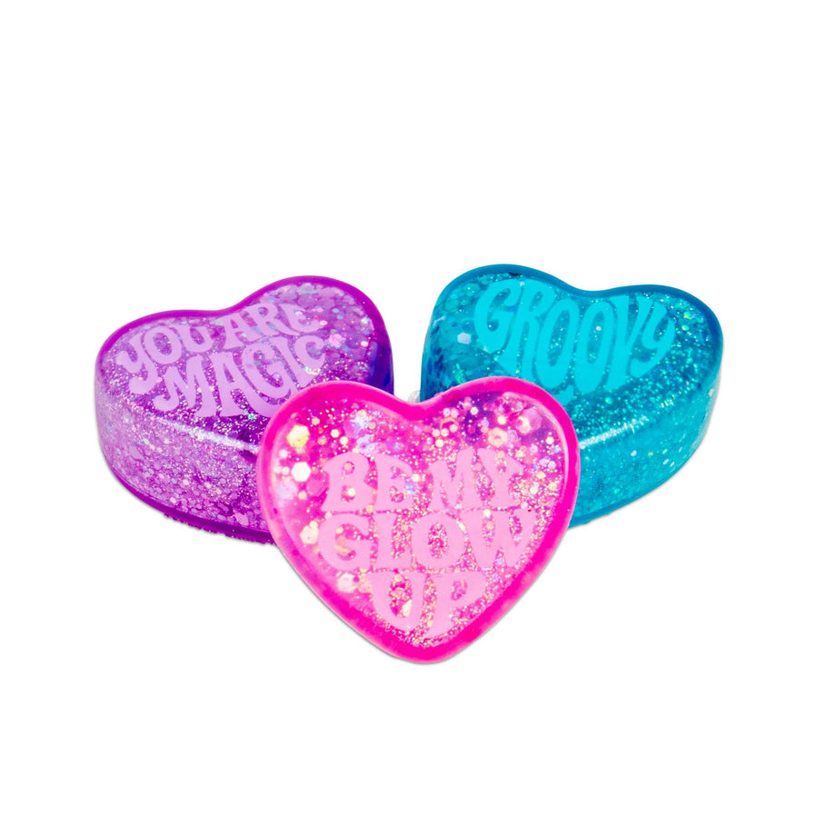NeeDoh Teenie Sparkle hearts