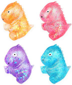 1 PC Sugar Glitter Dino Squishy