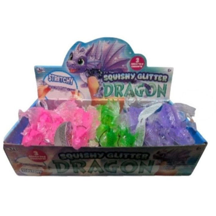1 PC Glitter Sugar Squishy Dragon